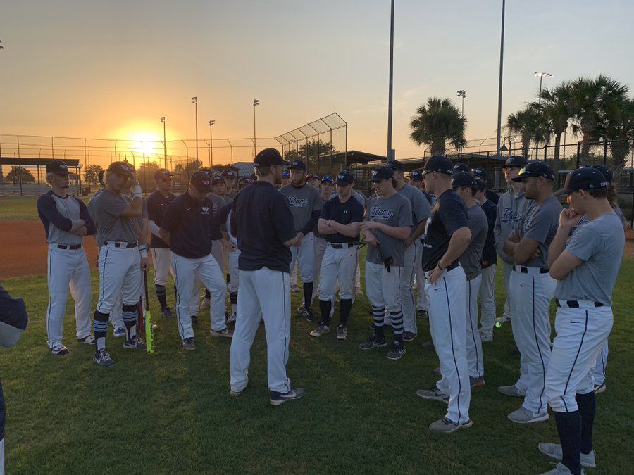 Titans on the field in Florida in March. Source: @WCTitanBaseball
